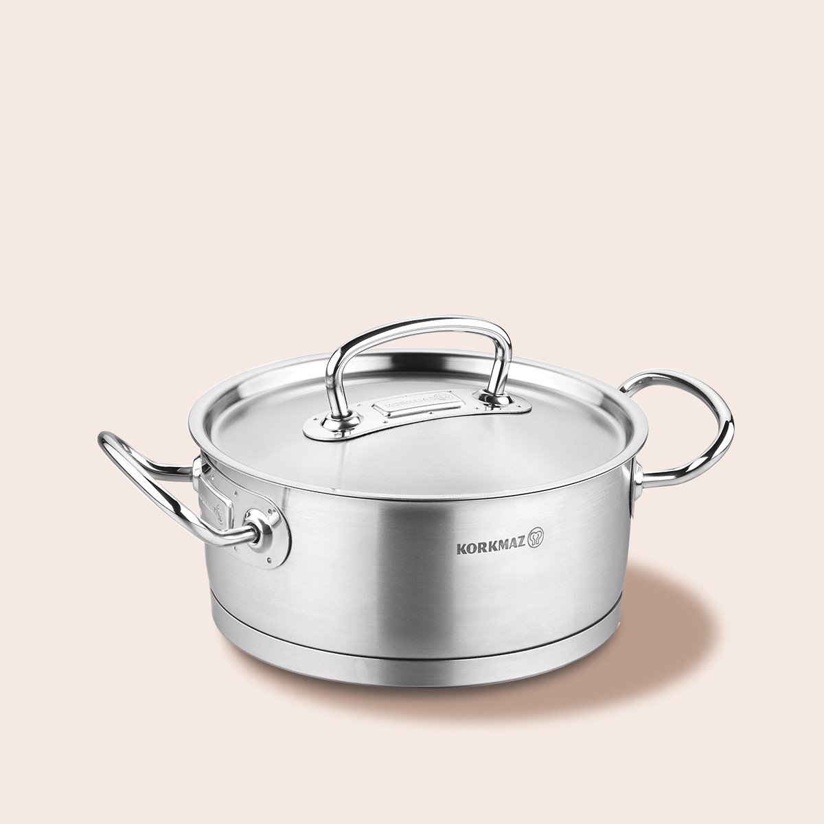 Nồi Inox Đáy Từ 4.5 Lít Nắp Inox Korkmaz Proline