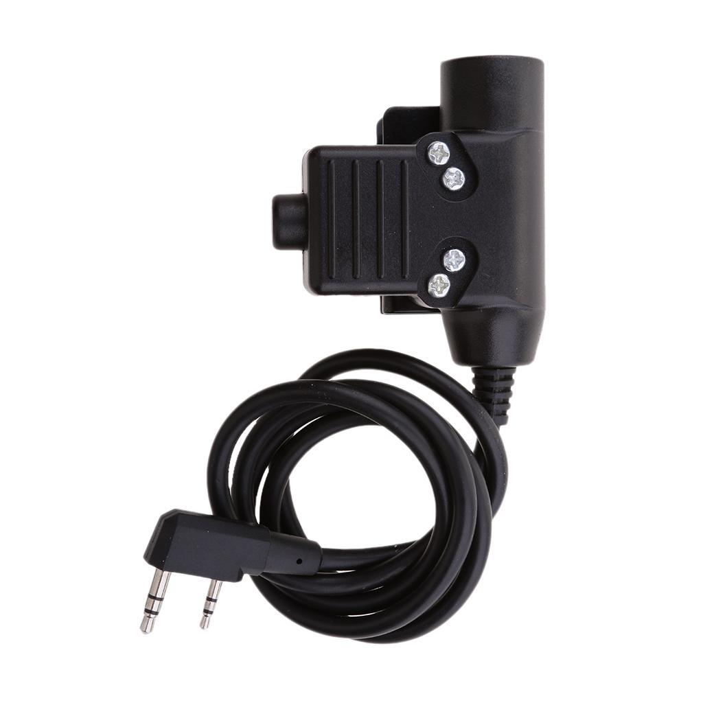 U94 PTT Headset Plug Adapter Cable for Z-    2 Pin