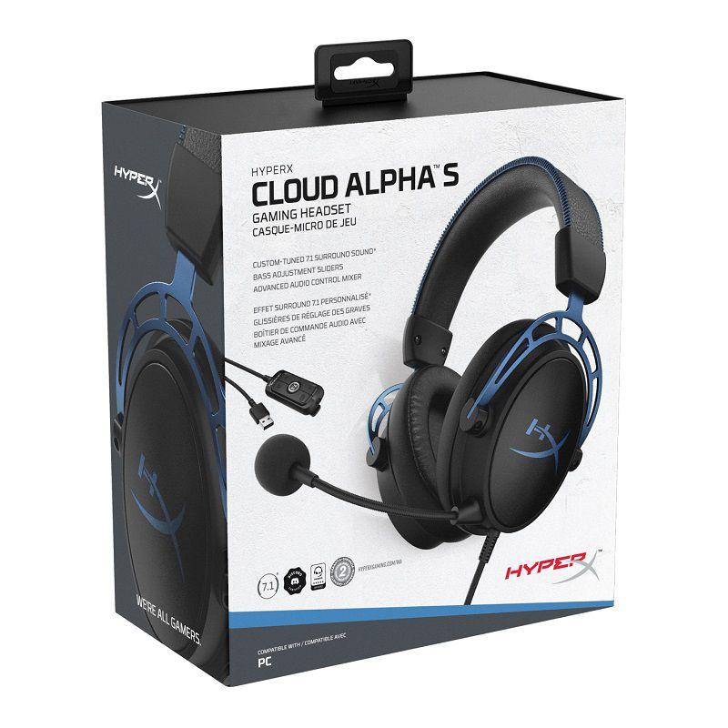 Tai nghe HyperX Cloud Alpha S 7.1 Surround - Hàng chính hãng