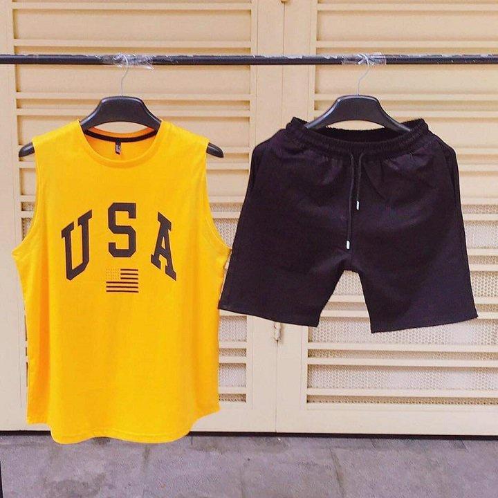 Set đồ bộ nam ba lỗ chất thun lạnh mịn mát thích hợp cho mùa hè,style siêu đẹp,Đồ bộ nam quần áo thể thao MÙA HÈ chất thun lạnh