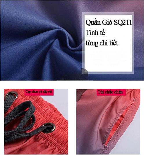 Quần shorts đi biển nam SQ211 Xanh