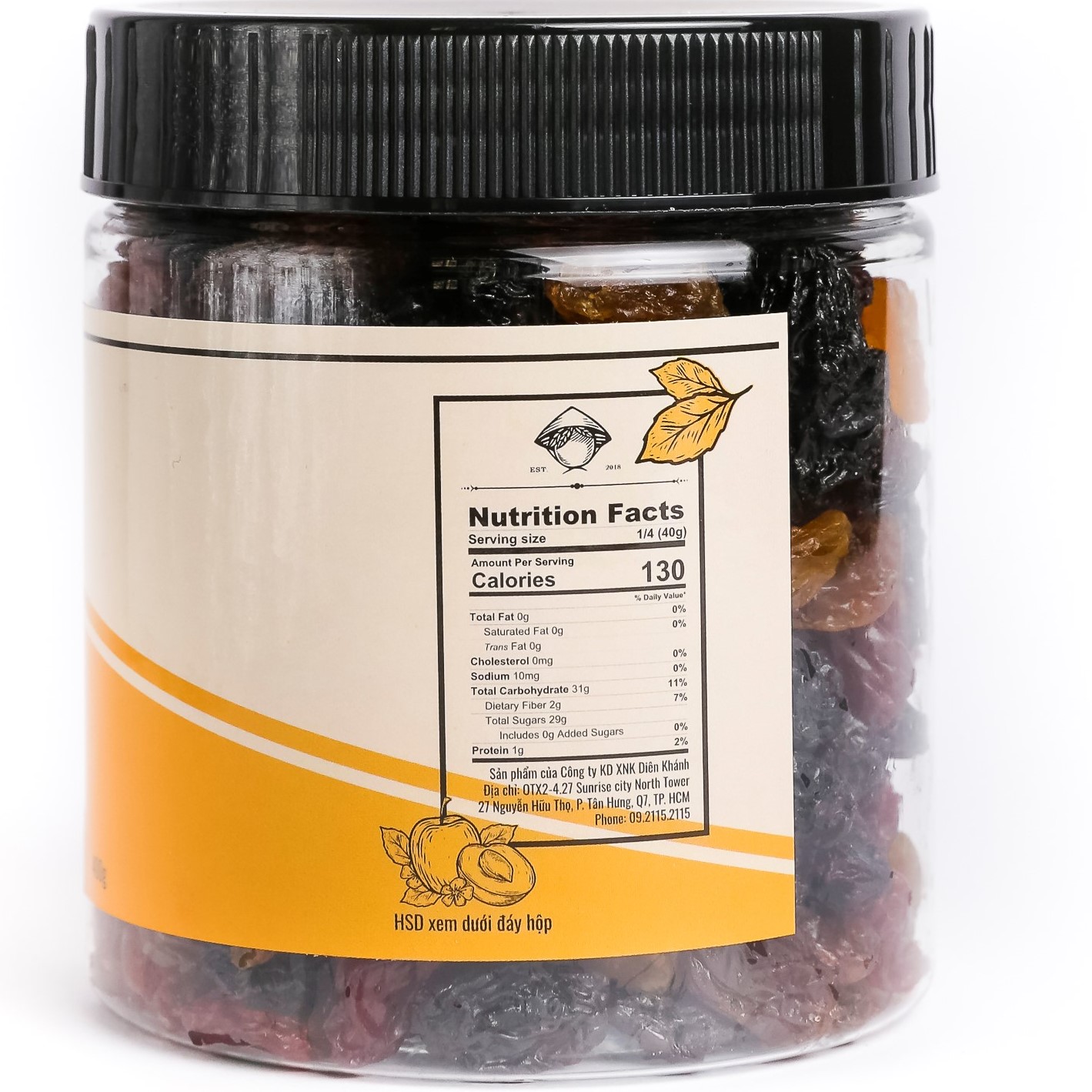 Nho Khô Raisins 3 Màu Không Hạt DK Harvest (Hàng Nhập Khẩu Chile)  - Thơm ngon, vị ngọt tự nhiên, không pha trộn thêm đường hay chất tạo ngọt