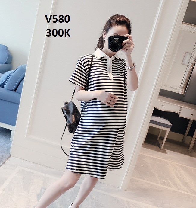 Đầm bầu/đầm bigsize thun phom chữ A V580