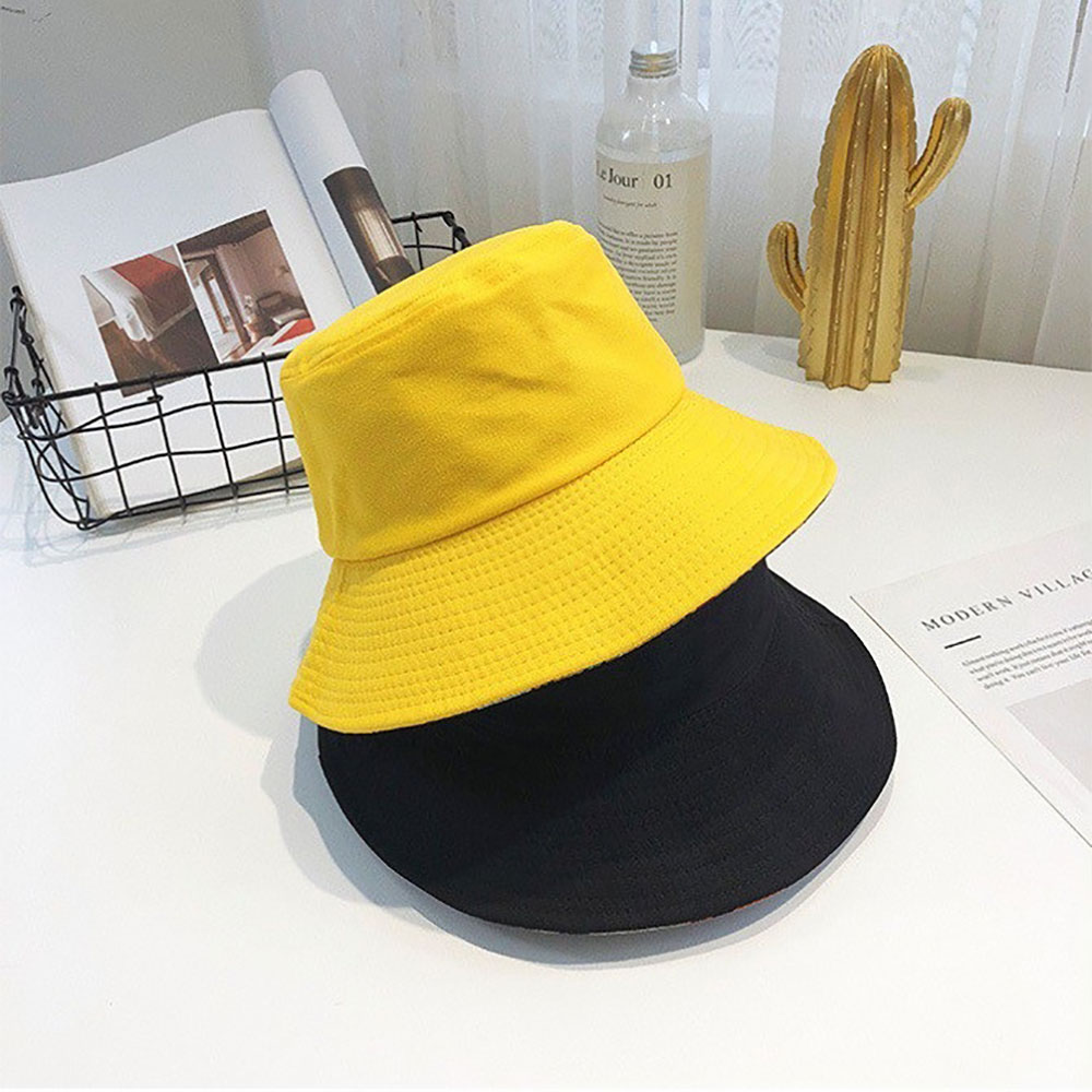 Nón bucket 2 mặt vành tròn trơn - mũ tai bèo Ulzzang phong cách, cá tính Unisex nam nữ