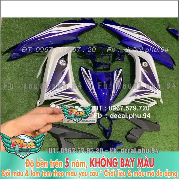 Tem rời Exciter 135 Xanh Trắng  -1