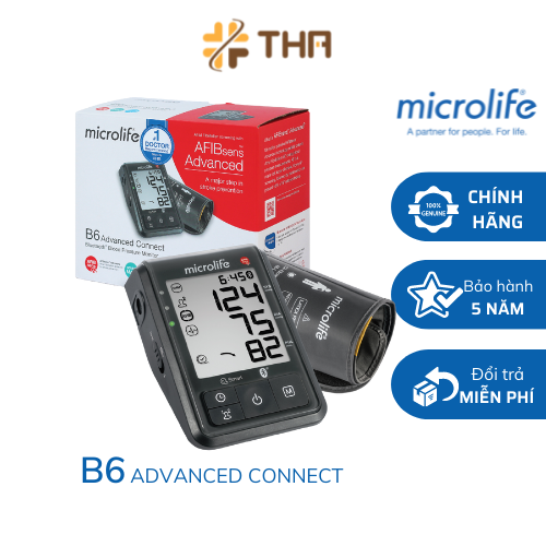 Máy Đo Huyết Áp Bắp Tay Microlife B6 ADVANCED CONNECT