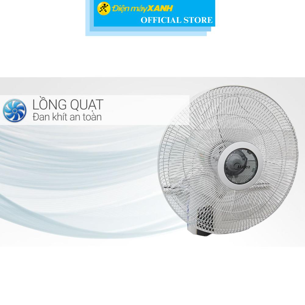 Quạt treo tường Midea 3 cánh FW40 7JR 55W - Hàng Chính Hãng