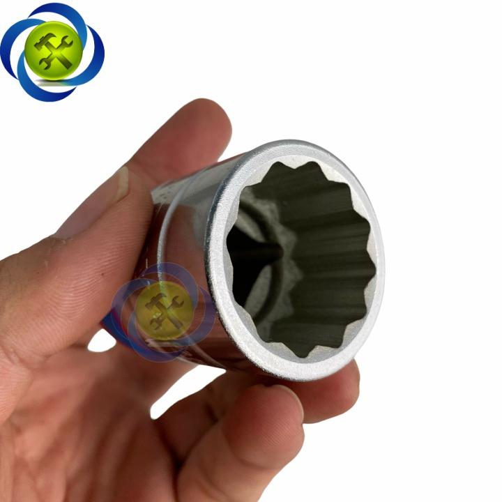 Tuýp 27mm loại 3/4 Kingtony 633027M ngắn 12 cạnh màu trắng