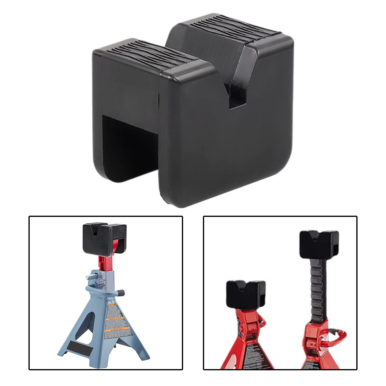 Car Lift Jack Rubber Pad 3 Ton Frame Rail Protector, Square Slotted, Pinch Weld Side Jack Adapter Stands, Car Lifting Tool