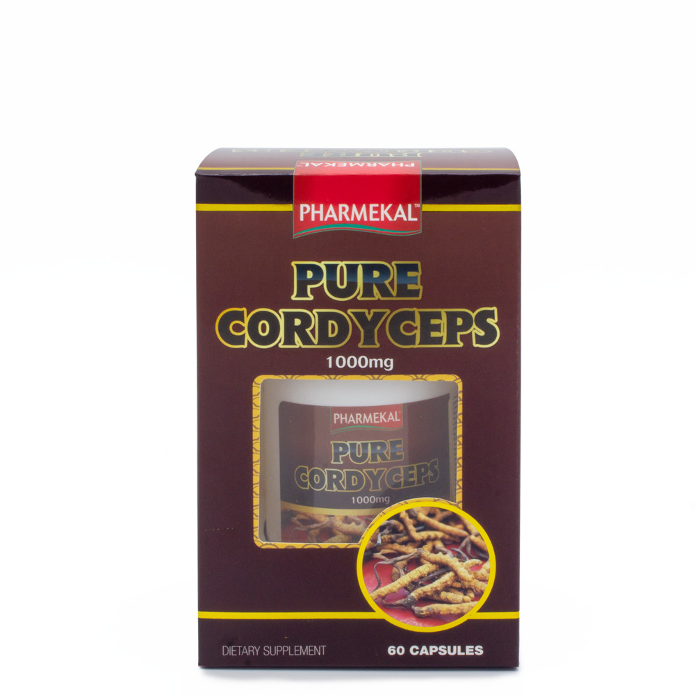 Combo 2 Hộp Viên Uống Đông Trùng Hạ Thảo Pure Cordyceps Pharmekal - 60 Viên