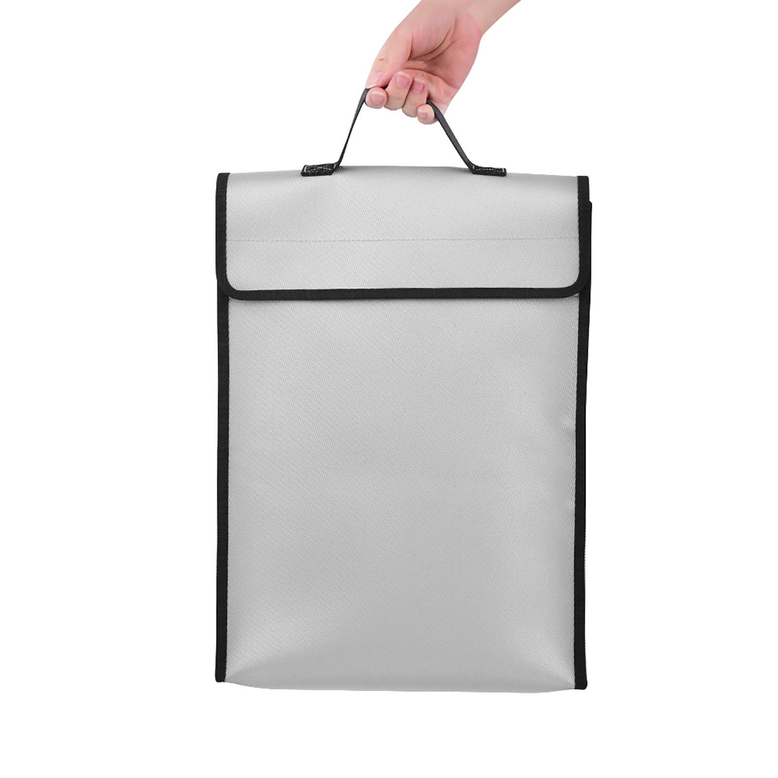 Fireproof Document Bags Waterproof Liquid Silicone Material Heat Insulation 1200℃ Fire Resistant Big Capacity Safe Bag