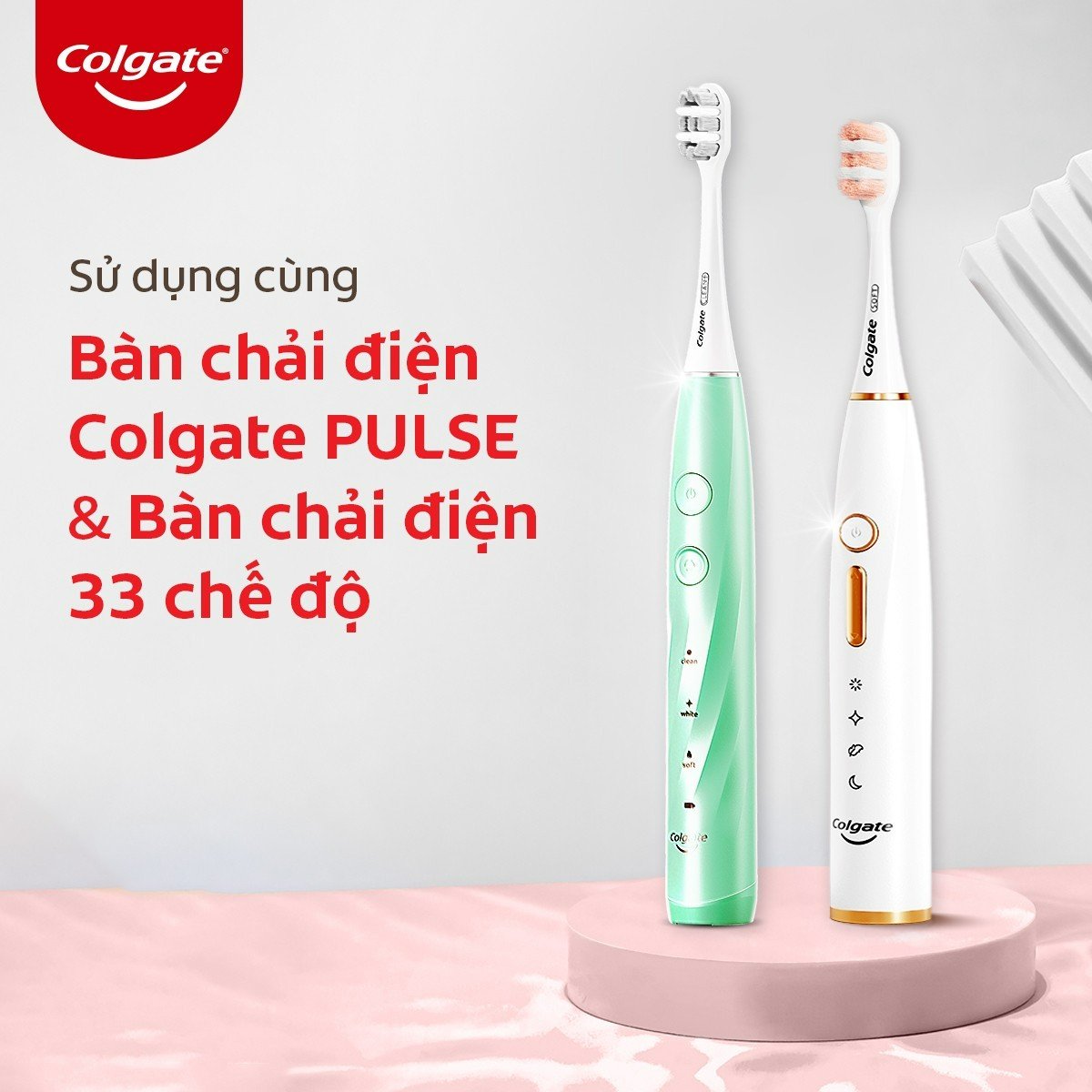 Đầu thay Bàn chải điện Colgate MỚI - Chăm sóc nướu tối ưu