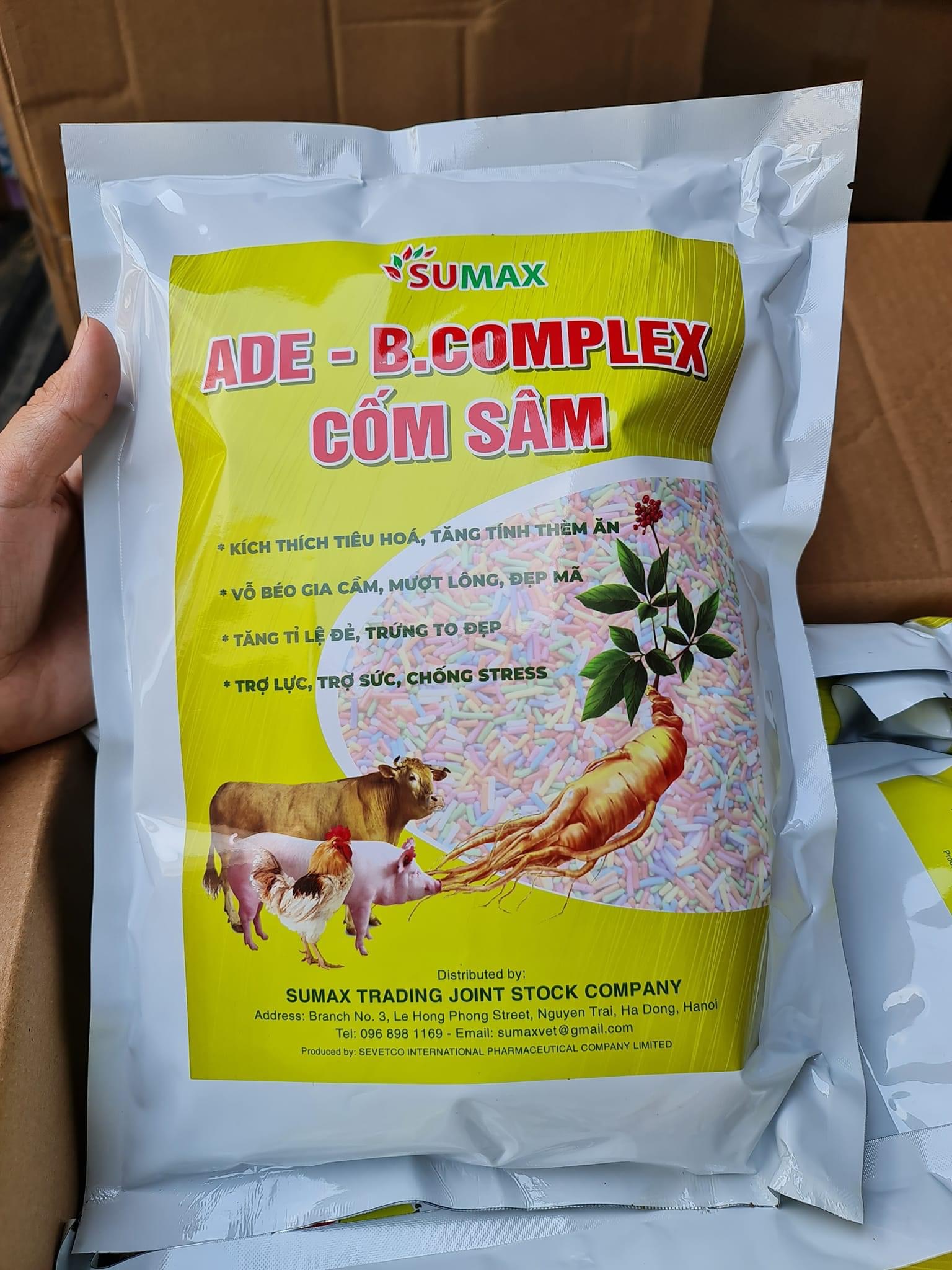 Ade bcomlex cốm sâm tăng trưởng 1kg