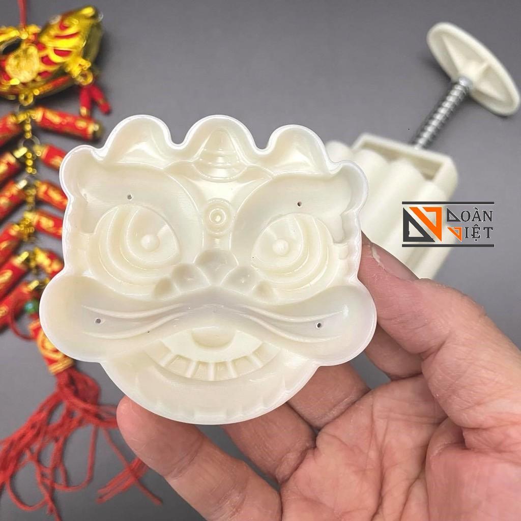 Khuôn Trung Thu 3D Siêu Sắc Nét - Hình ĐẦU LÂN 150g , mẫu mới 2021