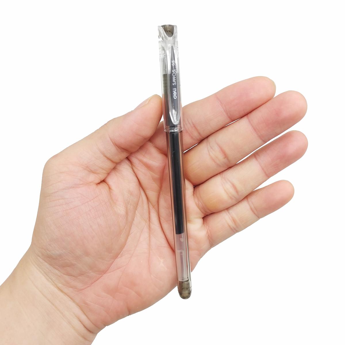 Bút Gel 0.5 mm - Deli EG85-BK - Mực Đen