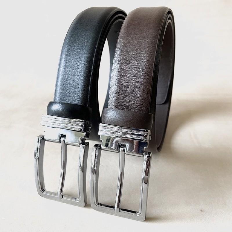 Thắt Lưng Nam Da Bò Khóa Kim Công Sở KTM10