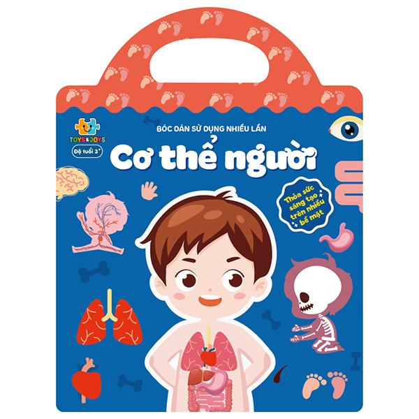 Sách - Bóc Dán Sử Dụng Nhiều Lần - Cơ Thể Người