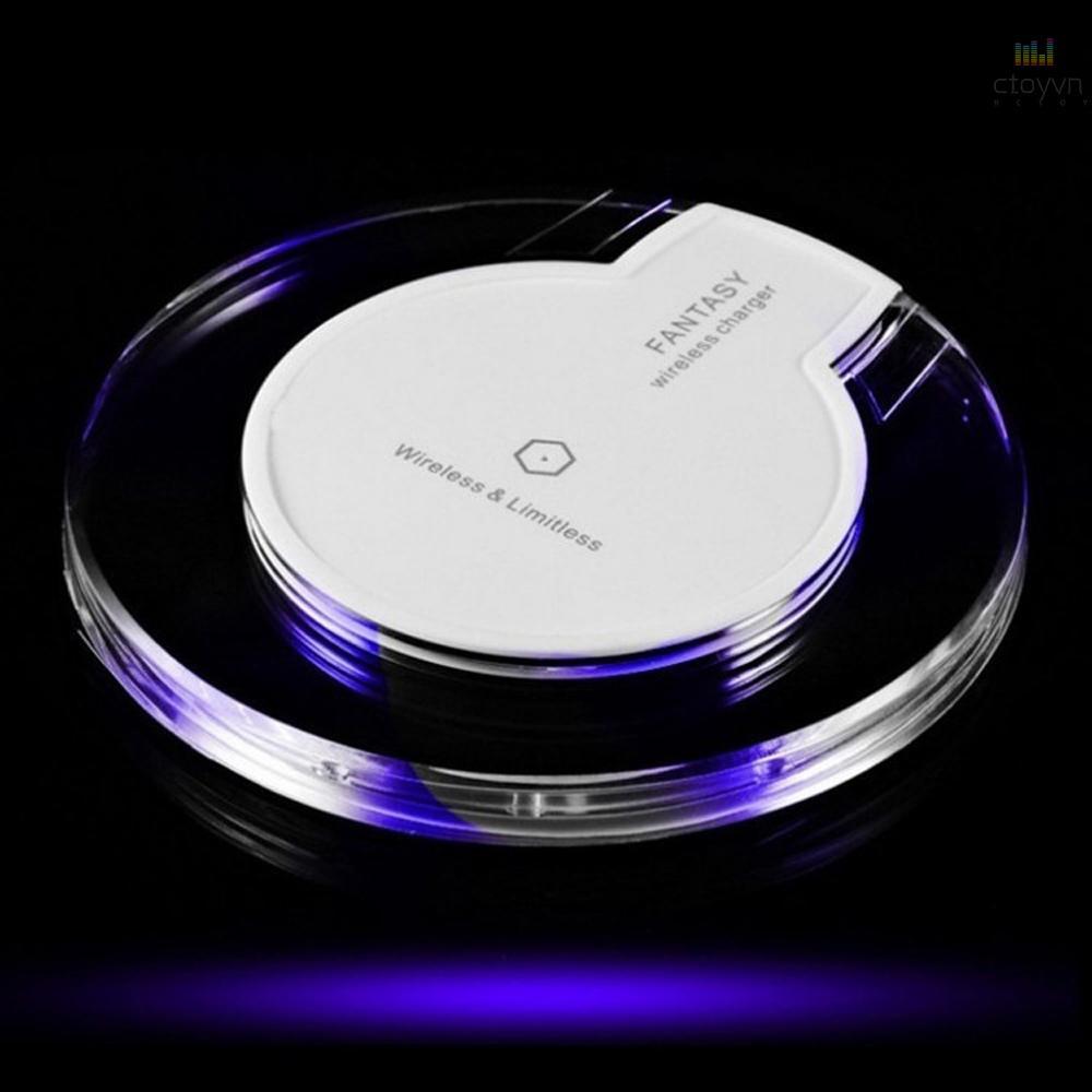 Đế sạc nhanh không dây siêu mỏng QI cho điện thoại iOS