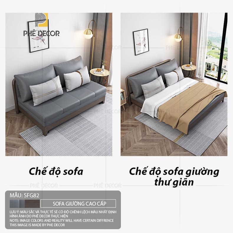 SOFA GIƯỜNG CAO CẤP PISA - SFG82 - 1m2