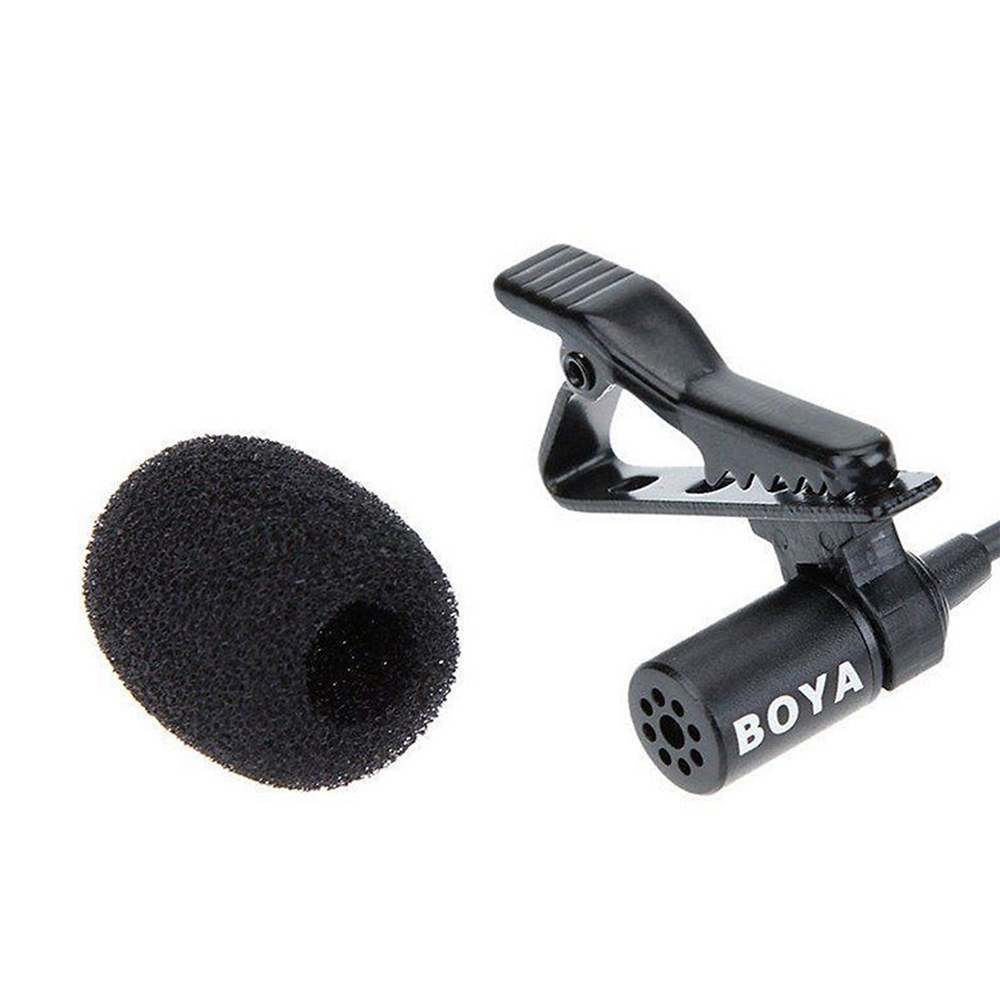 Micro Thu Âm Cài Áo Chuyên Nghiệp BOYA Lavalier, Smartphone And GoPro Mic BY-LM10 - Hàng Chính Hãng