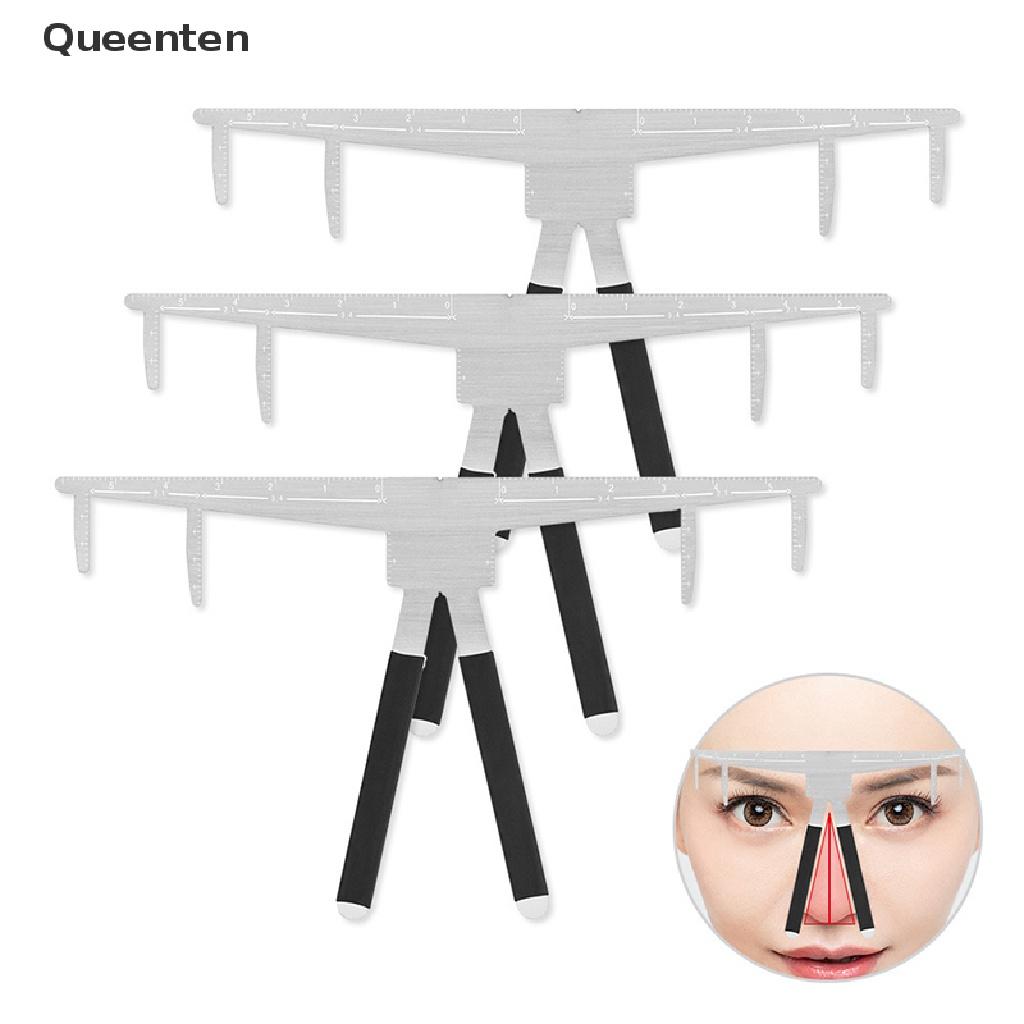 Queenten Eyebrow Tattoo Stencil Ruler Balance Shaper Template Definition QT