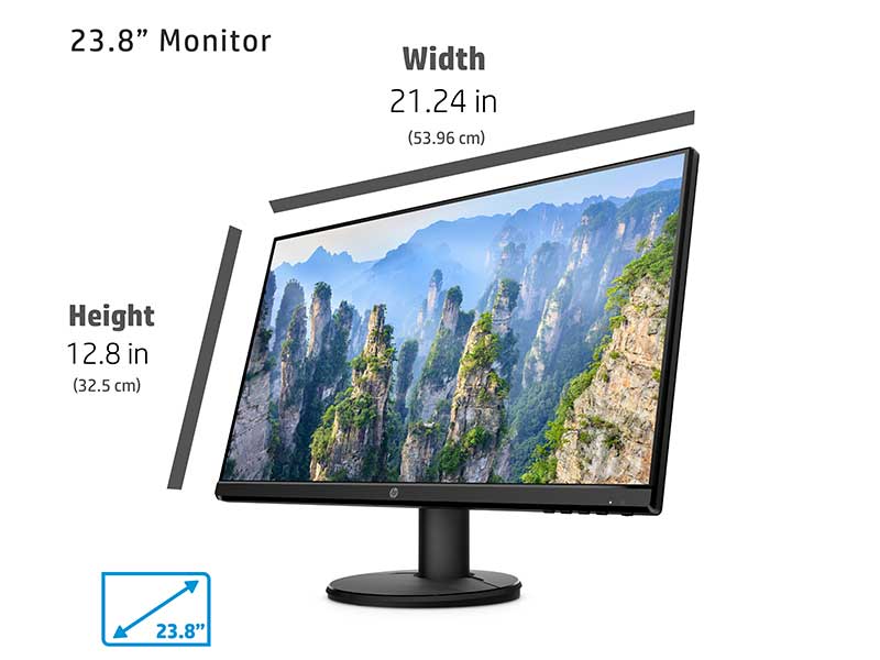 Màn hình máy tính HP V24i 9RV16AA - 23.8 inch/ Full HD - Hàng Chính Hãng