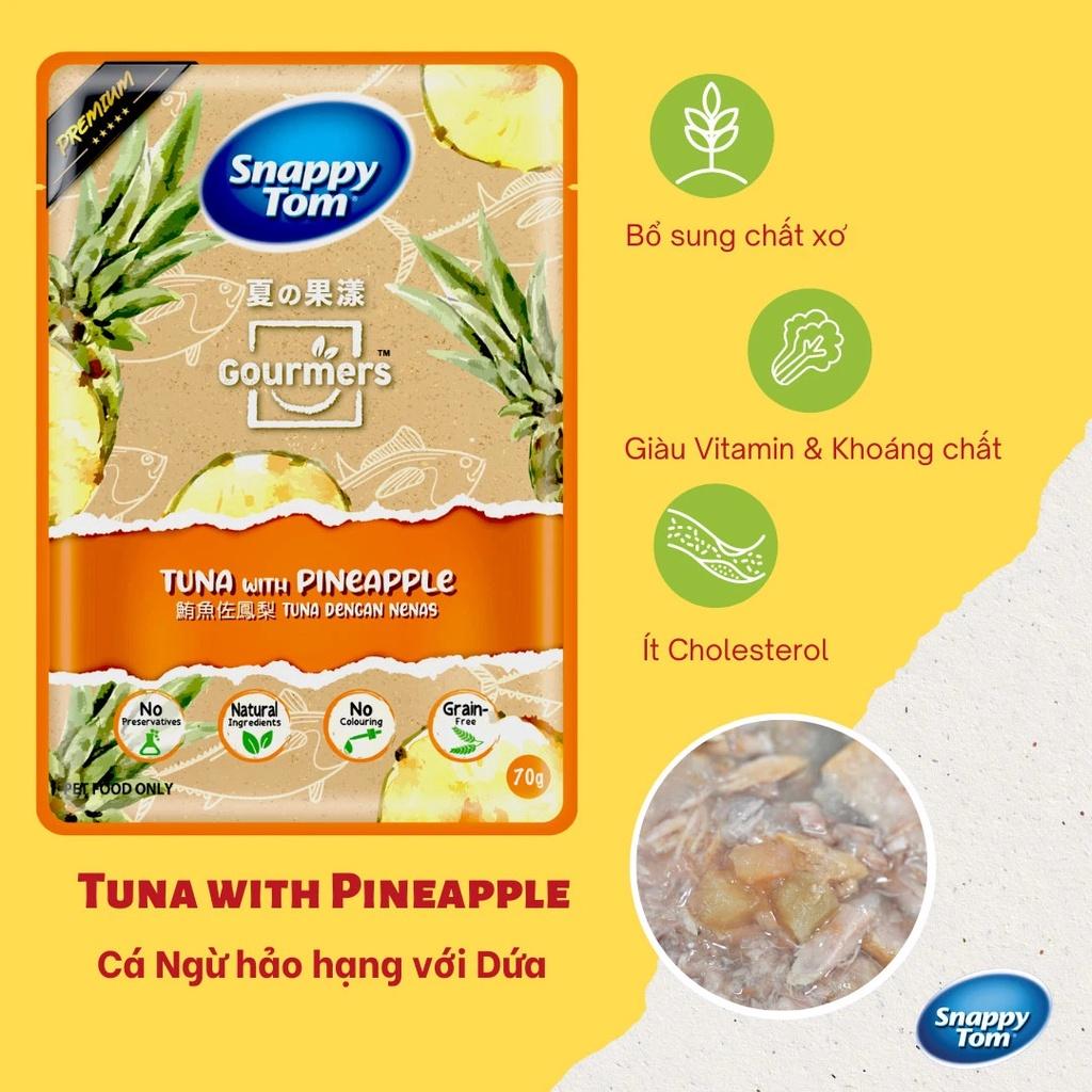 Pate SNAPPY TOM Trái Cây Cao Cấp 70gr Cho Mèo