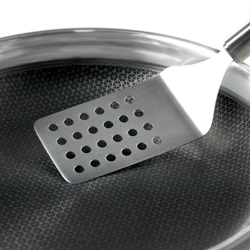[GIÁ SỐC] CHẢO KHẮC VÂN BLACK CUBE Kims Cook B120C - Chống dính và trầy xước - Chất lượng cao - Dùng cho mọi loại bếp