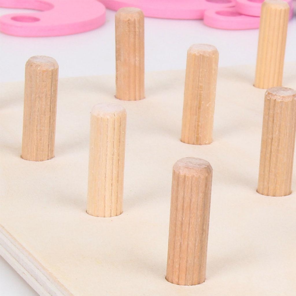 Wooden Montessori  Shape Color Sorter Matching for  Early