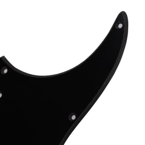 Black Pickguard 1 Ply 11 Hole For Strat Guitar SSS Instrument Accessories