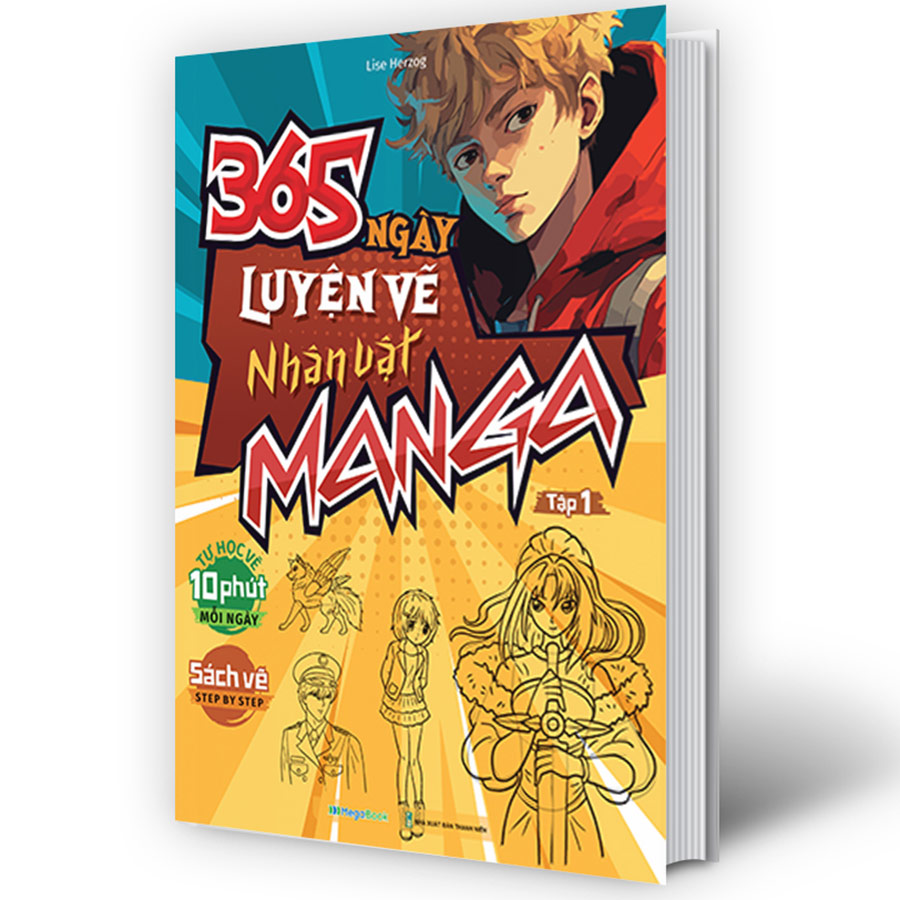 365 ngày luyện vẽ Nhân Vật Manga - Tập 1