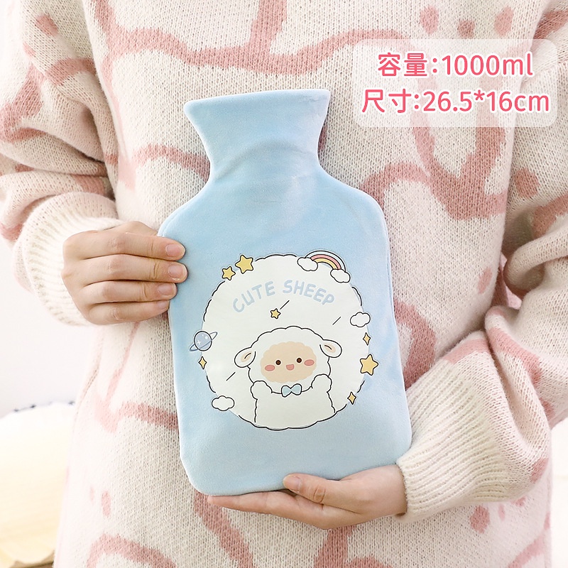 Túi chườm bụng kinh 700ml, túi chườm nóng giảm đau bụng đau lưng nam tặng nữ quà tặng cho bạn nữ, ấm mẫu dễ thương Túi chườm nóng lạnh đa năng món quà ý nghĩa tặng bạn gái