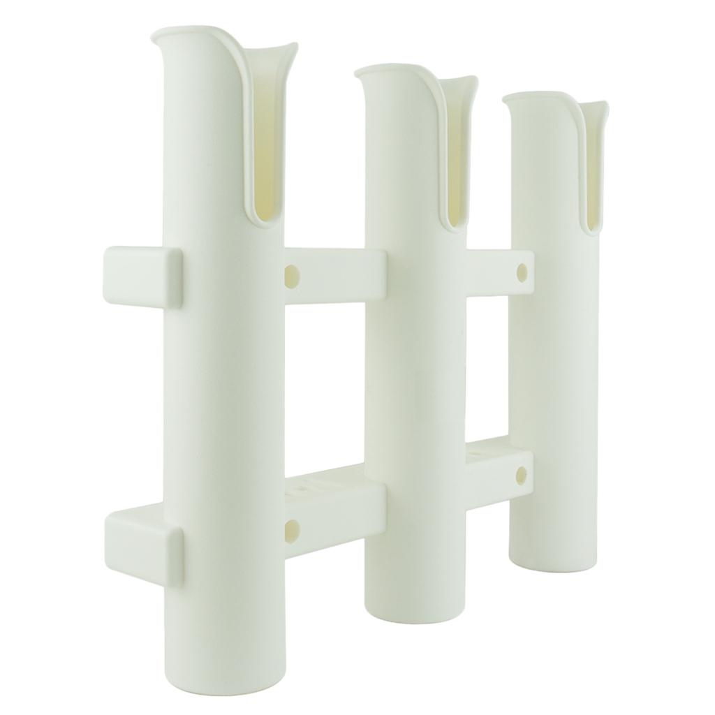 3 ống Giữ Cần Câu Trắng Cực Giá đỡ Cho Tàu đánh Cá Biển