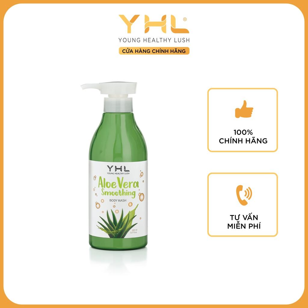 Sữa tắm chăm sóc cơ thể YHL cho các nàng, dưỡng ẩm, nha đam, 500ml Hàn Quốc