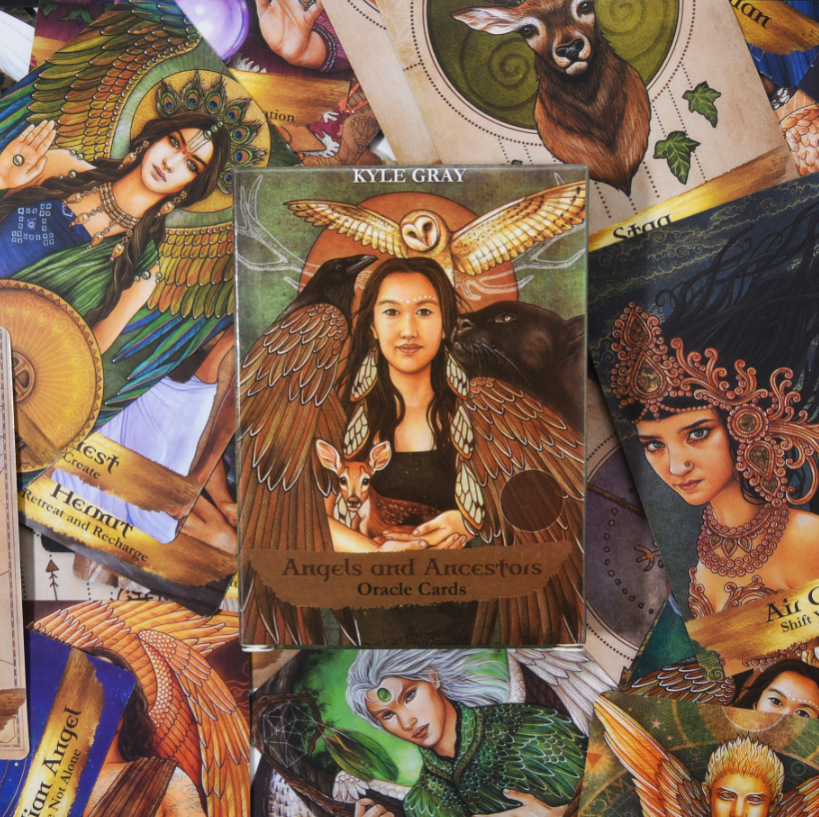 Bộ Bài Bói Tarot  Angels and Ancestors Oracle Cards Cao Cấp