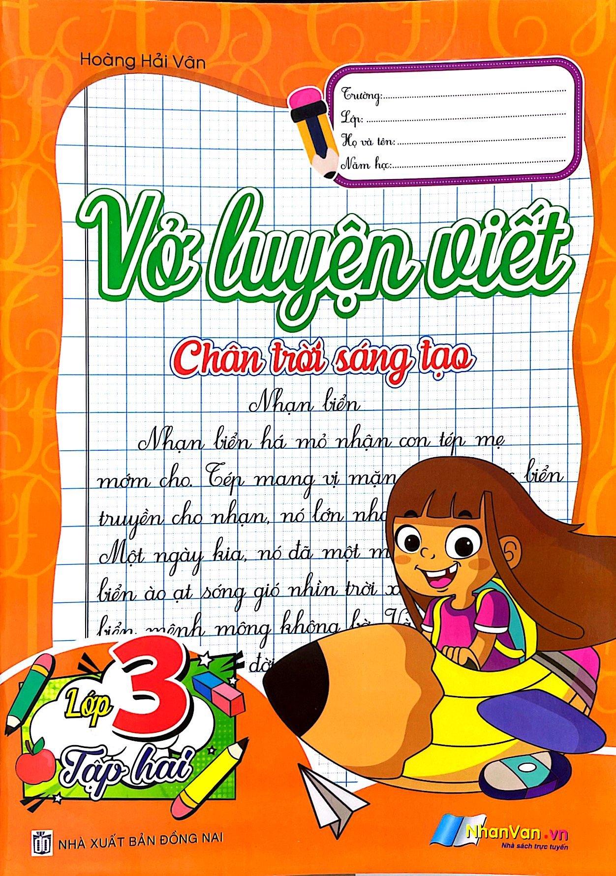 Vở Luyện Viết Lớp 3 - Tập 2 (Chân Trời Sáng Tạo)