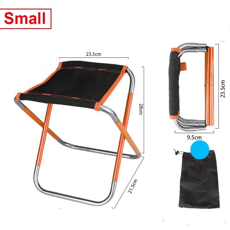 Portable Folding Chairs Outdoor Ultra Light Folding Stools for Subway Train Travel Fishing Chair Picnic Camping Stool Chair
