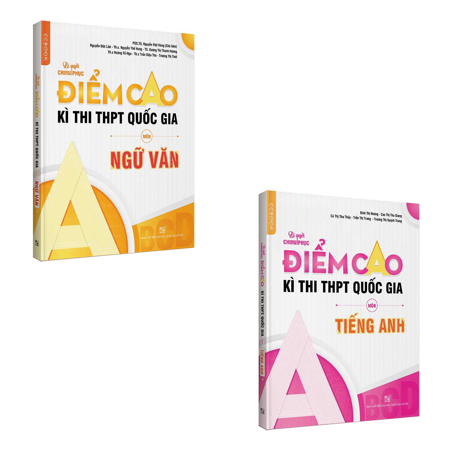 Combo Bí quyết chinh phục điểm cao THPT Quốc gia Ngữ văn - Tiếng Anh - NXB Đại học Quốc gia Hà Nội