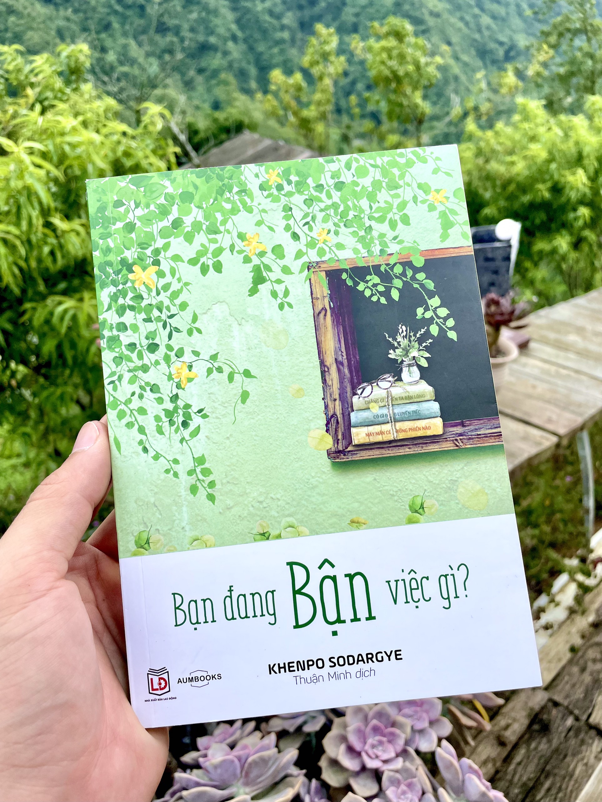 Sách Bạn Đang Bận Việc Gì - Sách Tôn Giáo, Nghệ Thuật và Văn Hóa, Tác Giả KHENPO SODARGYE - Á Châu Books, bìa mềm, in màu