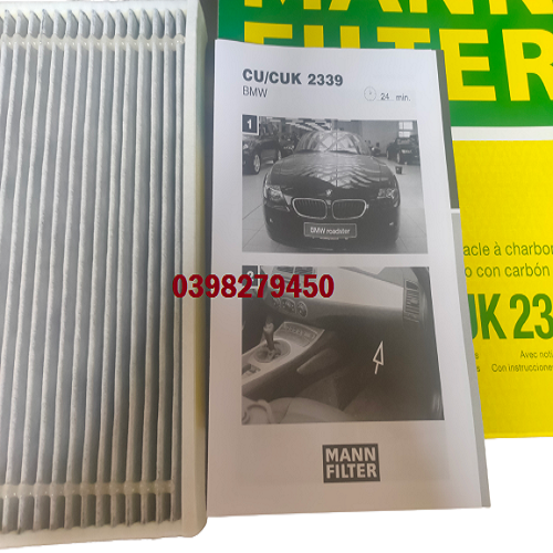LỌC GIÓ ĐIỀU HÒA MANN FILTER CHO BMW CUK2339