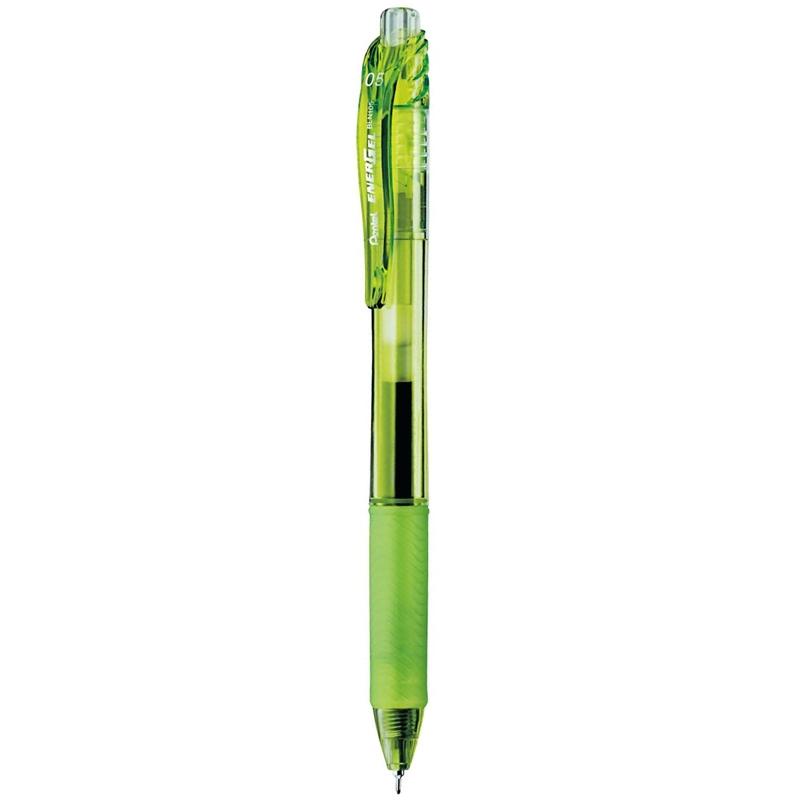 Bút Bi Gel EnerGel 0.5 mm - Pentel BLN105-K - Mực Lime Green