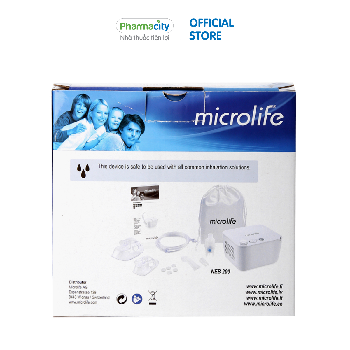 Máy xông mũi họng Microlife NEB 200