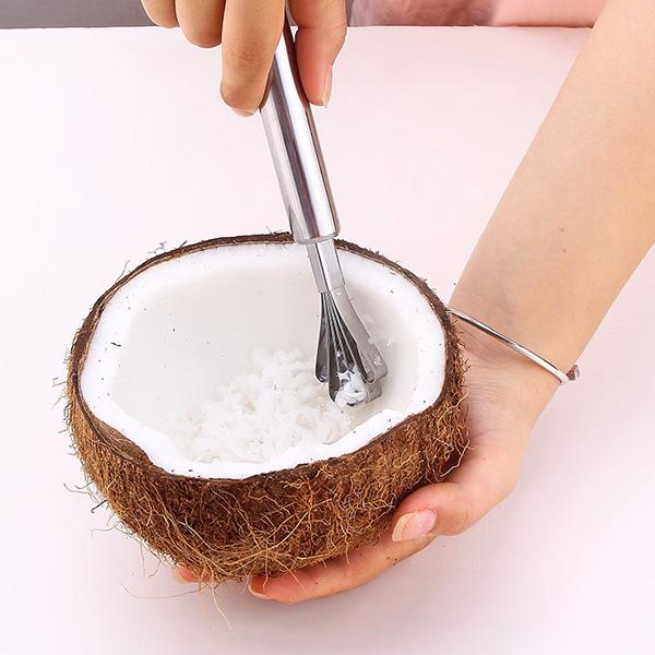 Bộ 2 Dụng Cụ Đánh Vảy Cá Kiêm Nạo Dừa - Loại Tốt