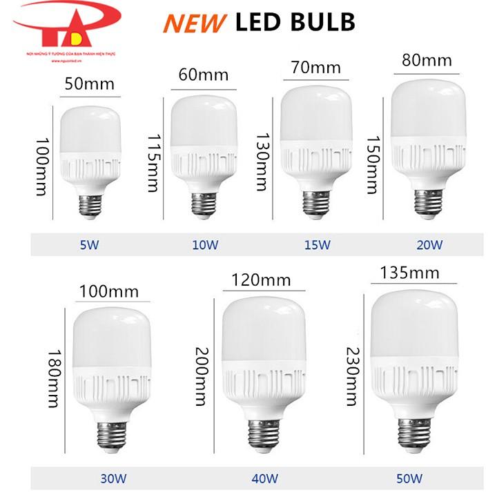 Đèn led búp trụ 10w