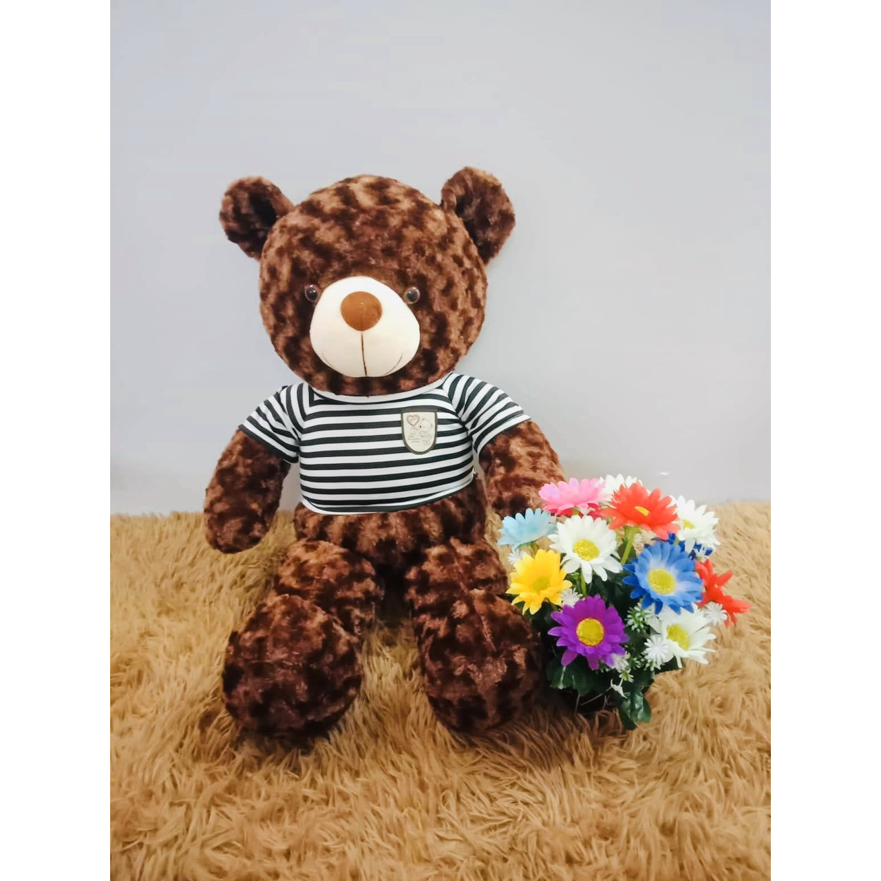 Thú Bông Gấu teddy áo thun 80cm