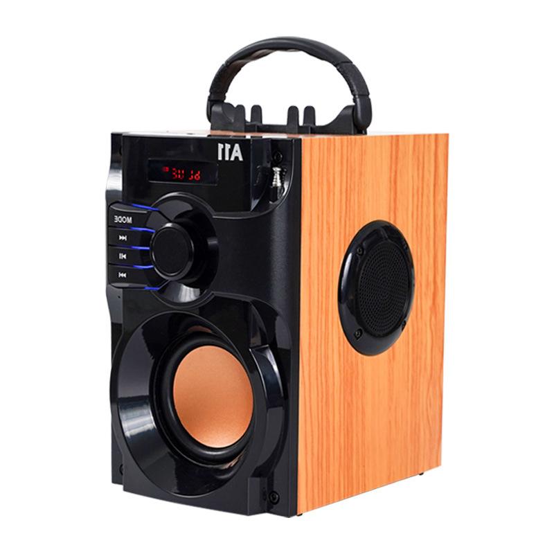 Loa bluetooth di động không dây stereo loa bass subwofer hỗ trợ FM radio aux tf usb với âm thanh điều khiển từ xa Color: Yellow