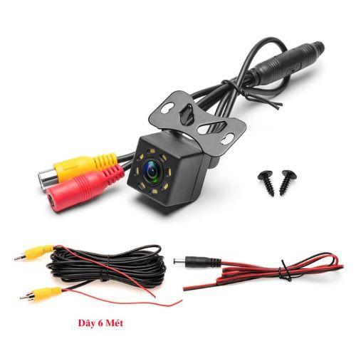 CAMERA LÙI CHỐNG NƯỚC 8 LED VUÔNG