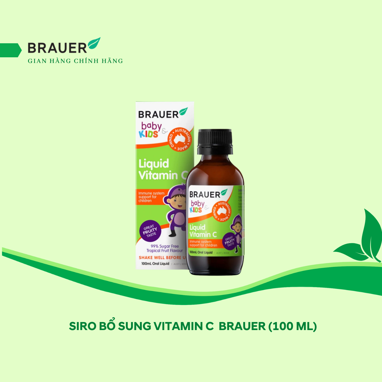 Brauer Vitamin C dạng lỏng 100ML