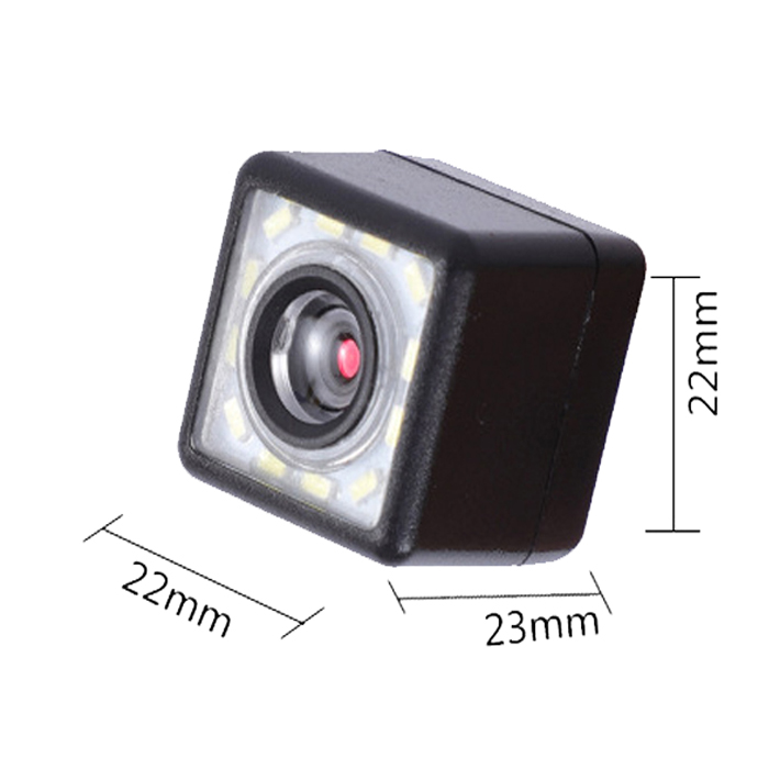 Camera Lùi Cho Xe Hơi CCD 12 LED (Vuông)