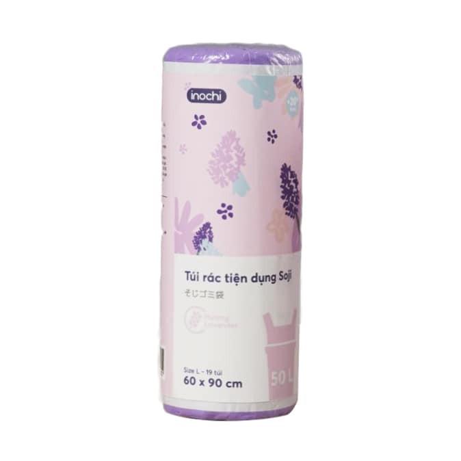 Túi Đựng Rác, Túi Rác Hương Chanh, Hương Lavender Tự Huỷ Có Quai Tiện Dụng, Dạng Cuộn Loại 10L 25L 50L